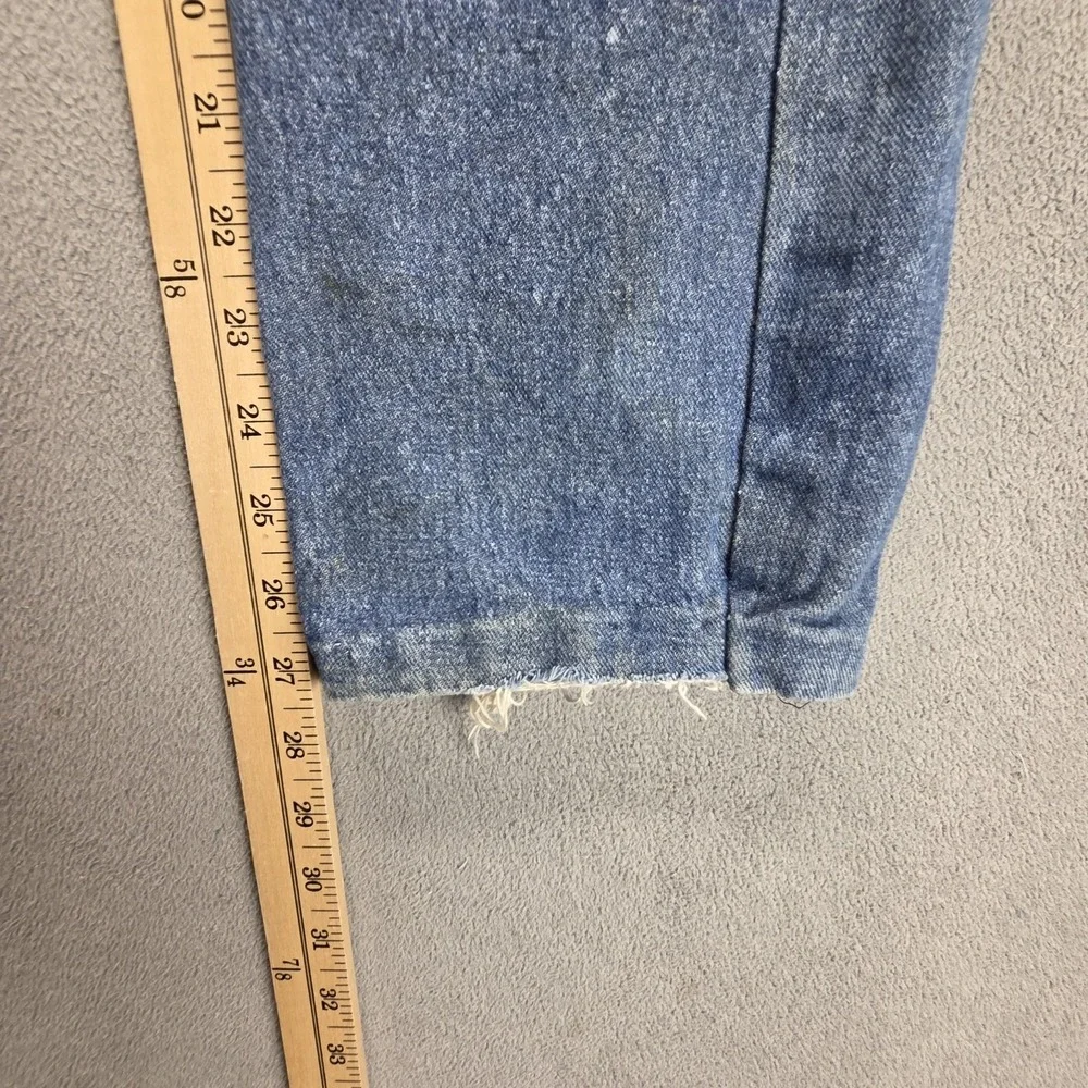 Vintage Levis 501 Jeans Mens Blue Button Fly Made in USA Altered Hem Fits 30x28